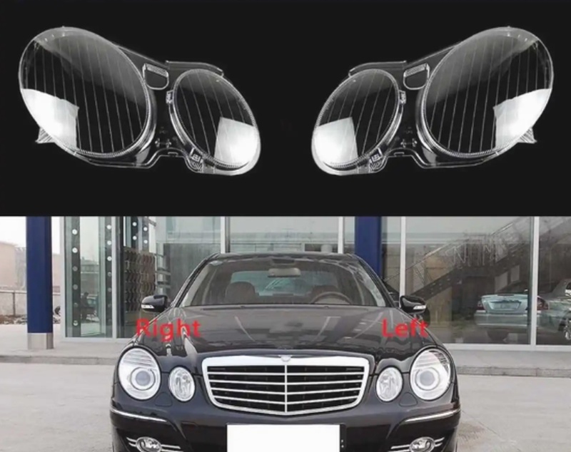 Стекло фары Mercedes E W211 2002-2009
